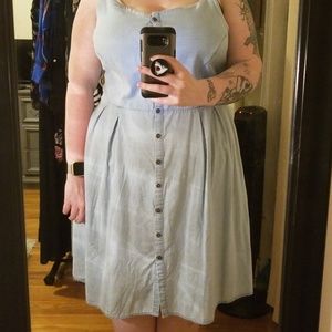 Old Navy Chambray Denim Sundress